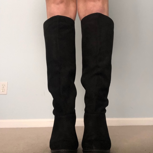 cole haan nike air knee high boots
